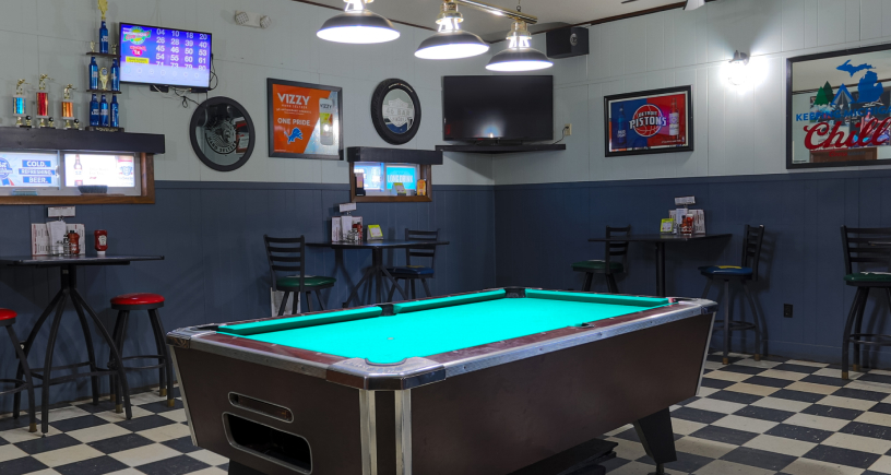 image of pool table