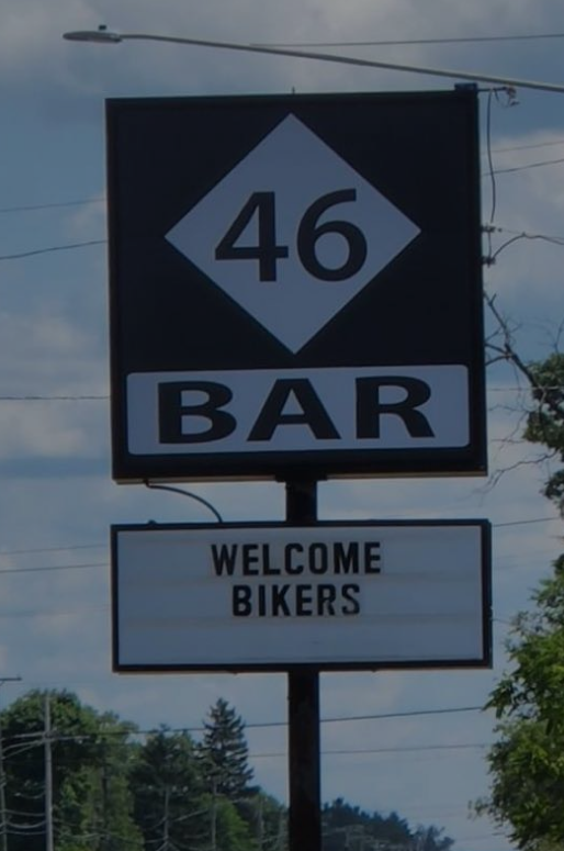 new 46 bar outdoor sign