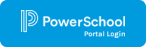 power school logo blue background
