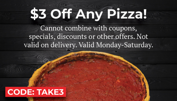 $3 Off Any Pizza