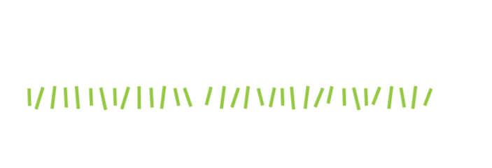 playground grass logo white