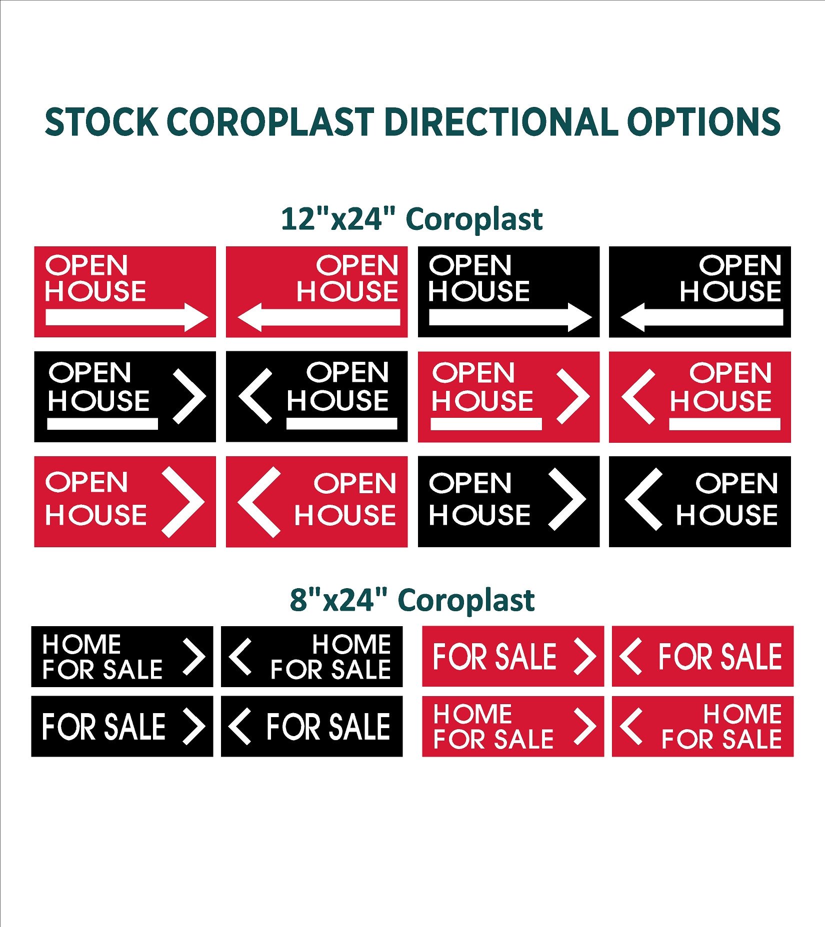 coroplast stock directionals