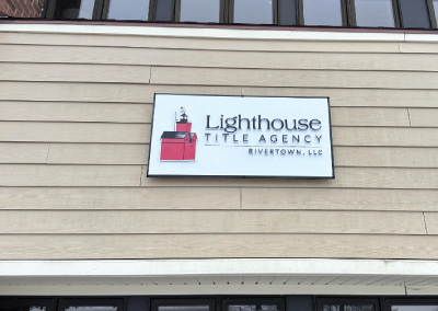 Lighthouse Title Agency Building Sign