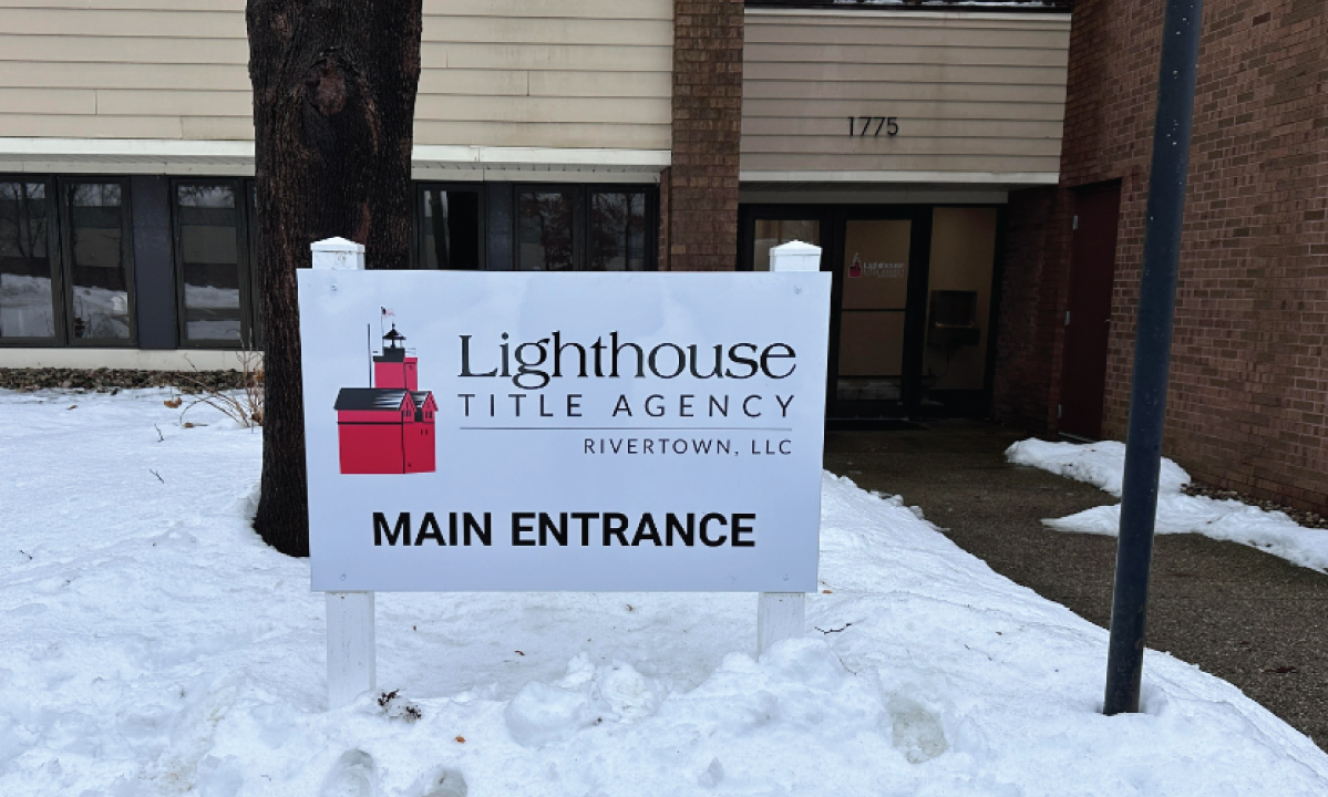 Lighthouse Title Agency Outdoor Sign