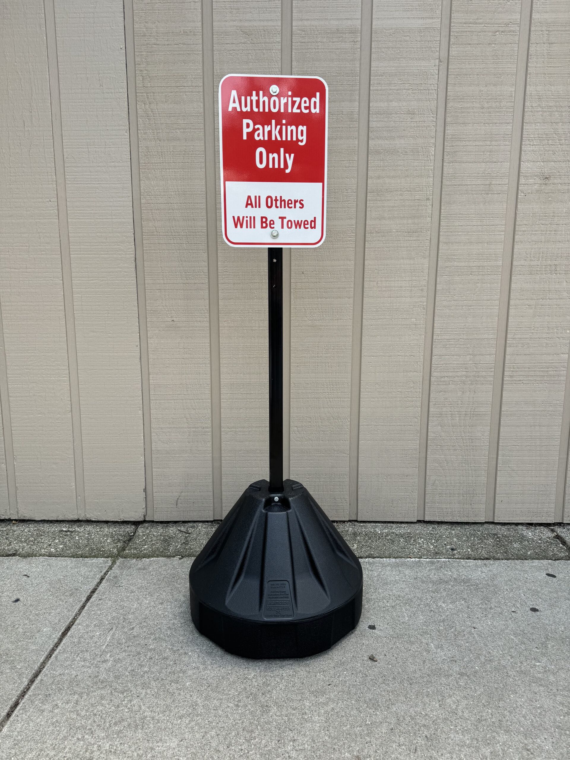 portable sign base 1