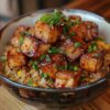 Bourbon tofu