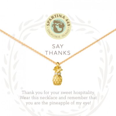 Sea La Vie Thanks/Pineapple Necklace