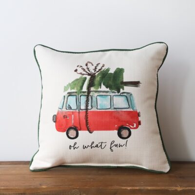 Christmas Camper Pillow