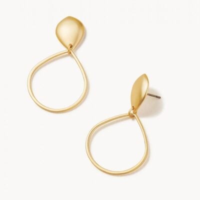 Spartina Droplet Earrings Gold