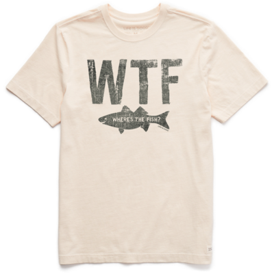 WTF Where's The Fish Tee Men's