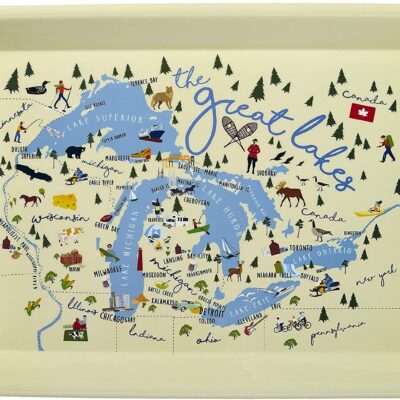 Great Lakes Serving Tray