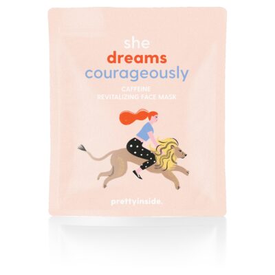 She Dreams Courageously Face Mask by Musee