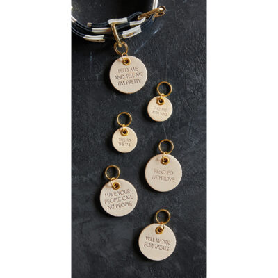 Leather Pet Tag - Multiple Varieties