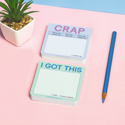 Knock Knock Sticky Note Pad - Multiple Options