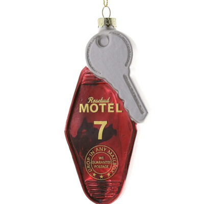 Rosebud Motel Key Ornament