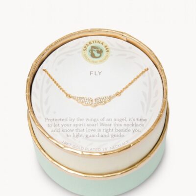 Sea La Vie Necklace Fly/Wings Gold