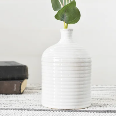 White Line Vase