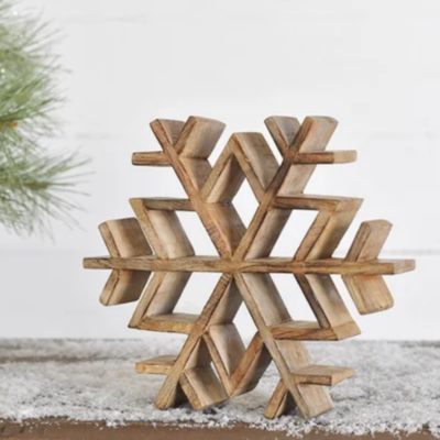 Wood Snowflake - 8