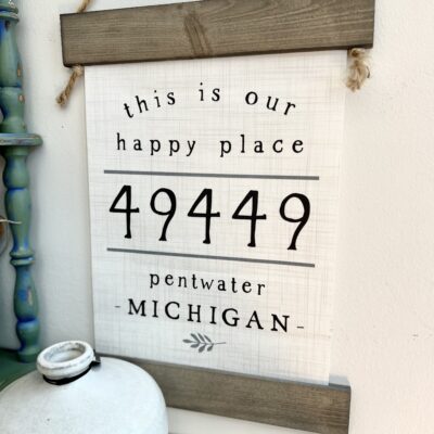 Happy Place Wall Scroll Pentwater