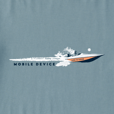 Mobile Device Men's Tee Life Is Good