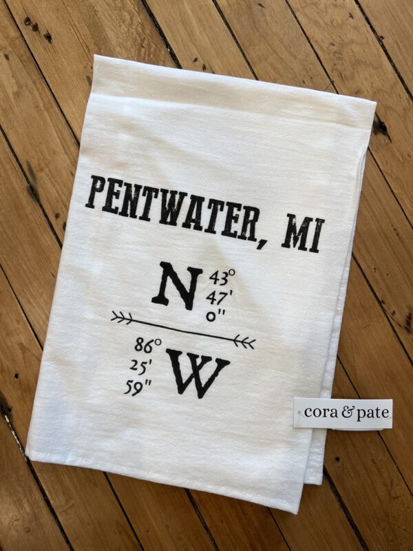 Pentwater Flour Sack Tea Towel