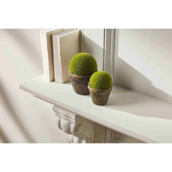 Faux Moss Ball Accent