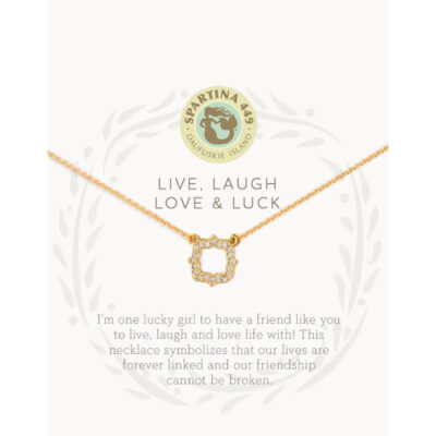 Sea La Vie Luck Quatrefoil Necklace