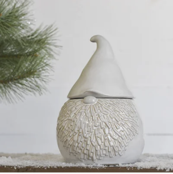 Ceramic Gnome Jar