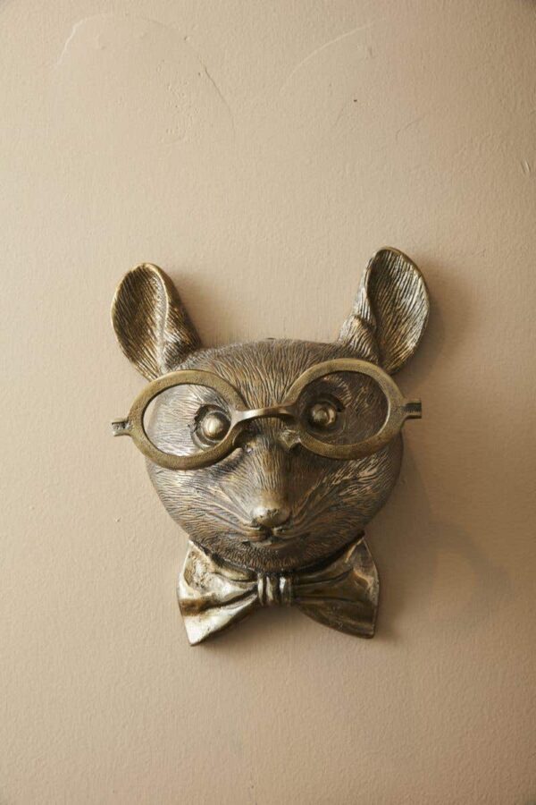 Louie the Mouse Bronze Wall Mount