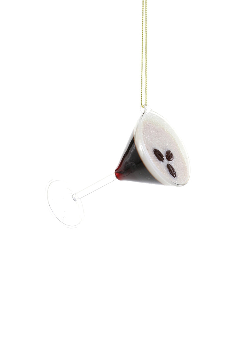 Espresso Martini Glass Ornament - Linabella