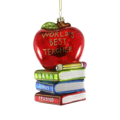 World's Best Teacher Ornament