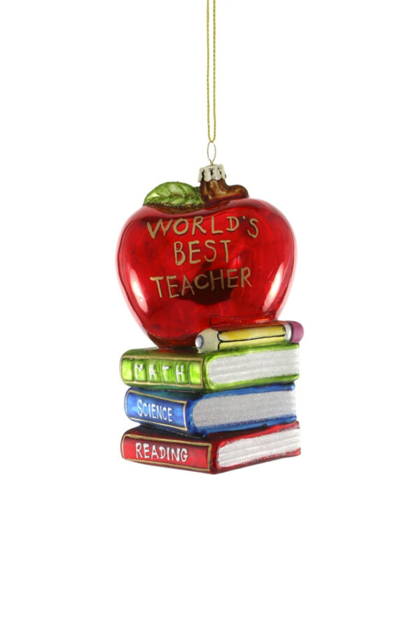 World's Best Teacher Ornament