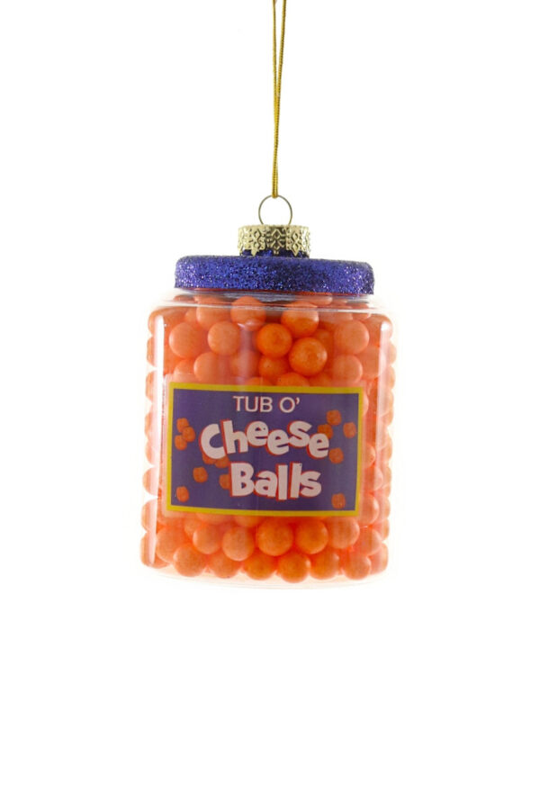 Tub of Cheese Balls Ornament