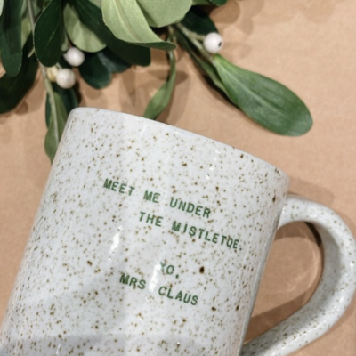 Holiday Speckled Mug by Sugarboo & Co