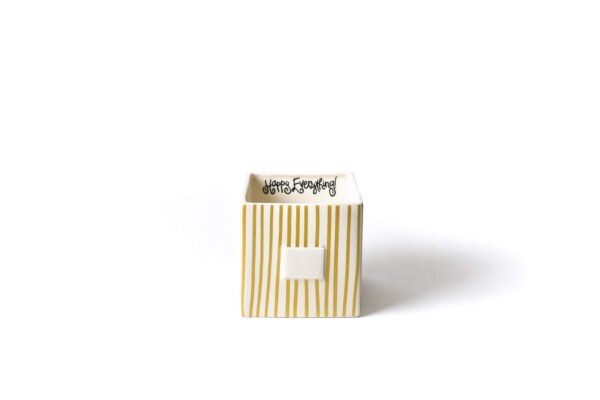 Gold Stripe Medium Mini Nesting Cube