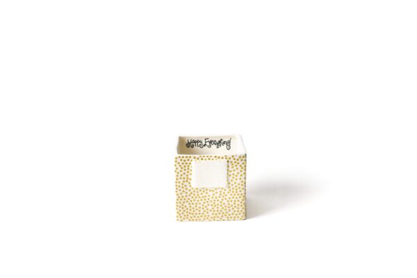 Gold Dot Mini Nesting Cube Small