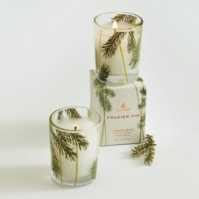 Frasier Fir Pine Needle Votive Candle by Thymes
