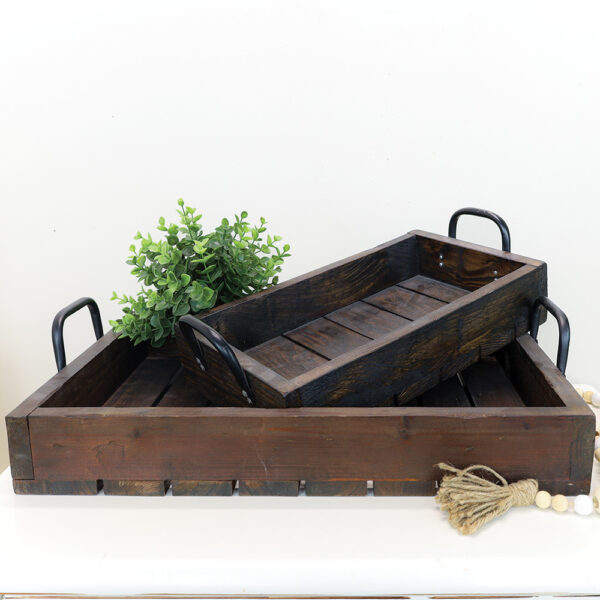 Stained Wood Tray