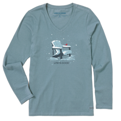 Women's Snowy Adirondack Long Sleeve