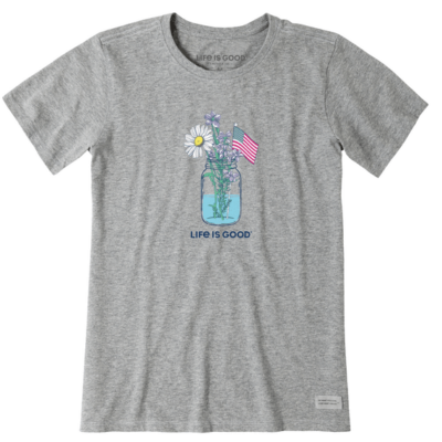 Life Is Good Women's Americana Jar Tee