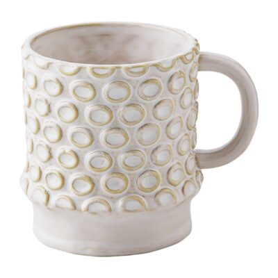 Textured Stoneware Mug