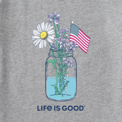 Life Is Good Women's Americana Jar Tee