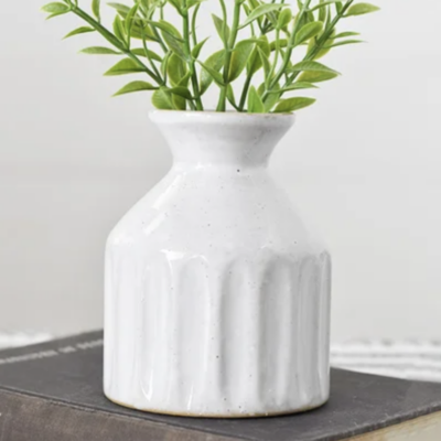 White Line Vase