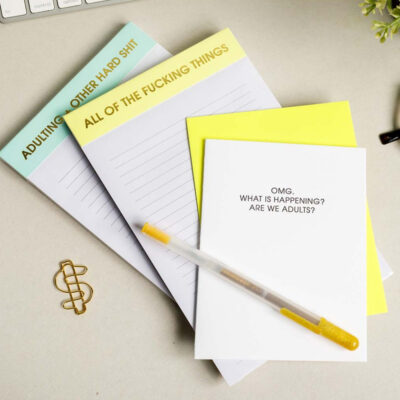 Chez Gagne Funny Notepad
