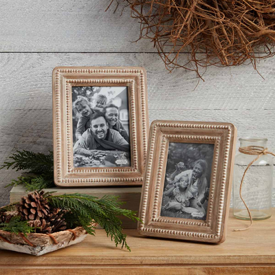 Beaded Reclaimed Photo Frame