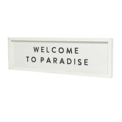 Welcome to Paradise Sign