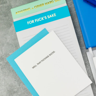 Chez Gagne Funny Notepad