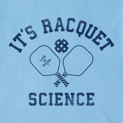 Men's Life is Good Racquet Science Tee