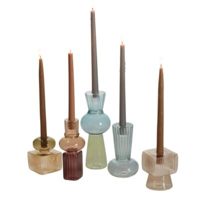 Josephine Glass Candleholder