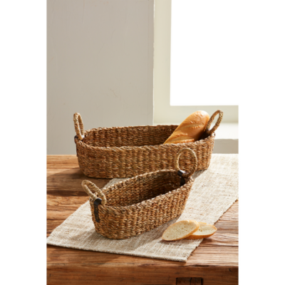 Sea Grass Bread Basket Set